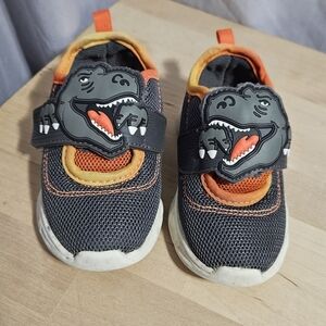 Carters‎ Working Light Up Donosaur Strap Shoes Toddler Size 6